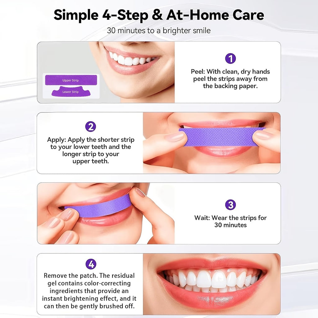 EverBite Purple Whitening Strips